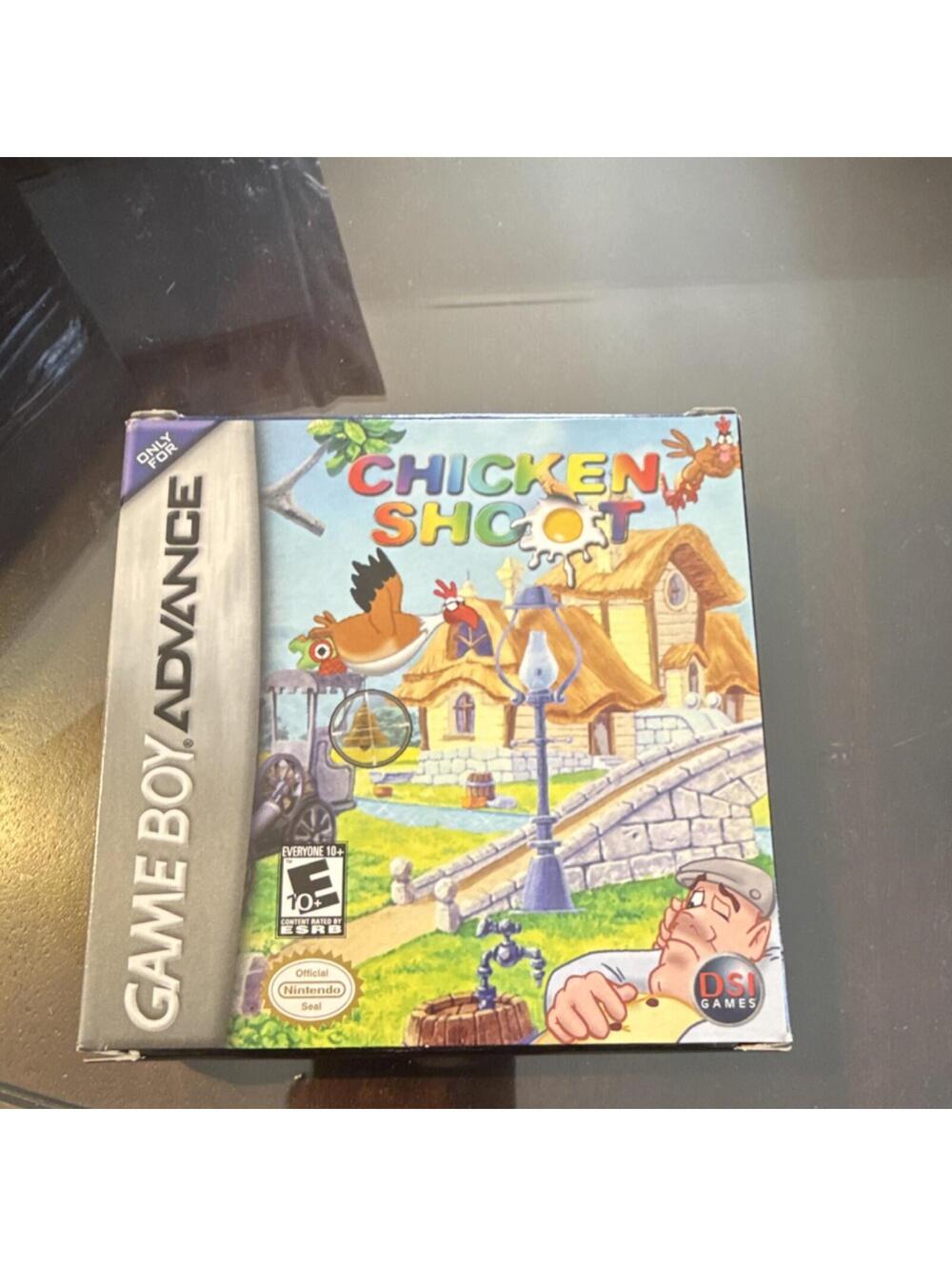 Nintendo Chicken Shoot Game Boy Advance 2005 DSI Games Box Manual Included